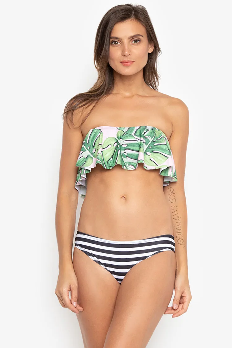 Melissa Mixed Print Off Shoulder Bikini