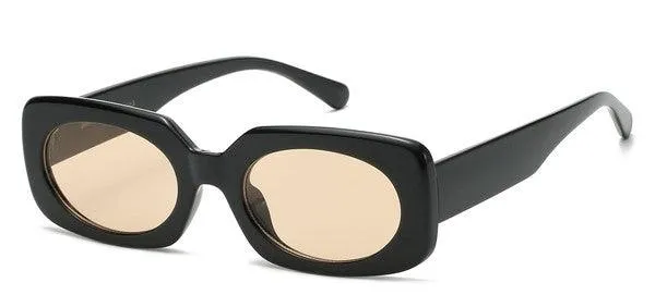 Polymer Squoval Retro Sunglasses