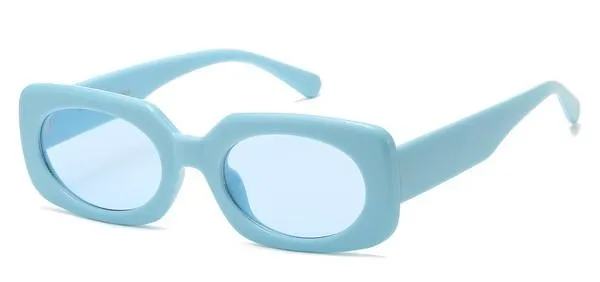 Polymer Squoval Retro Sunglasses