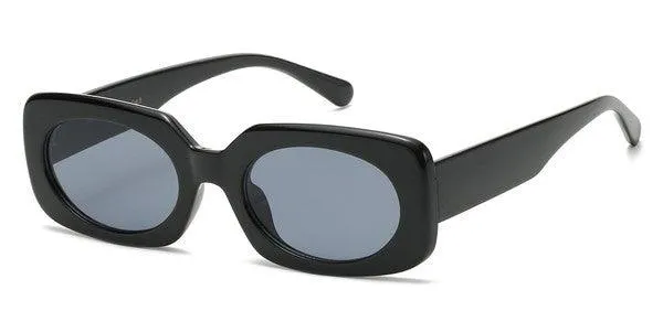 Polymer Squoval Retro Sunglasses