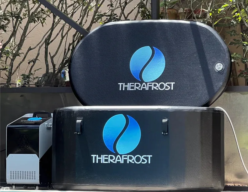 Portable TheraFrost Cold Plunge Tub with Ozone for Enhanced Recovery and Performance