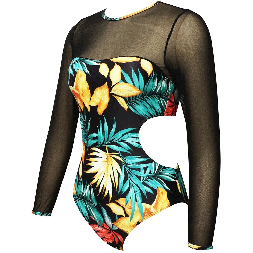 Printed One Piece Swimsuit for Women