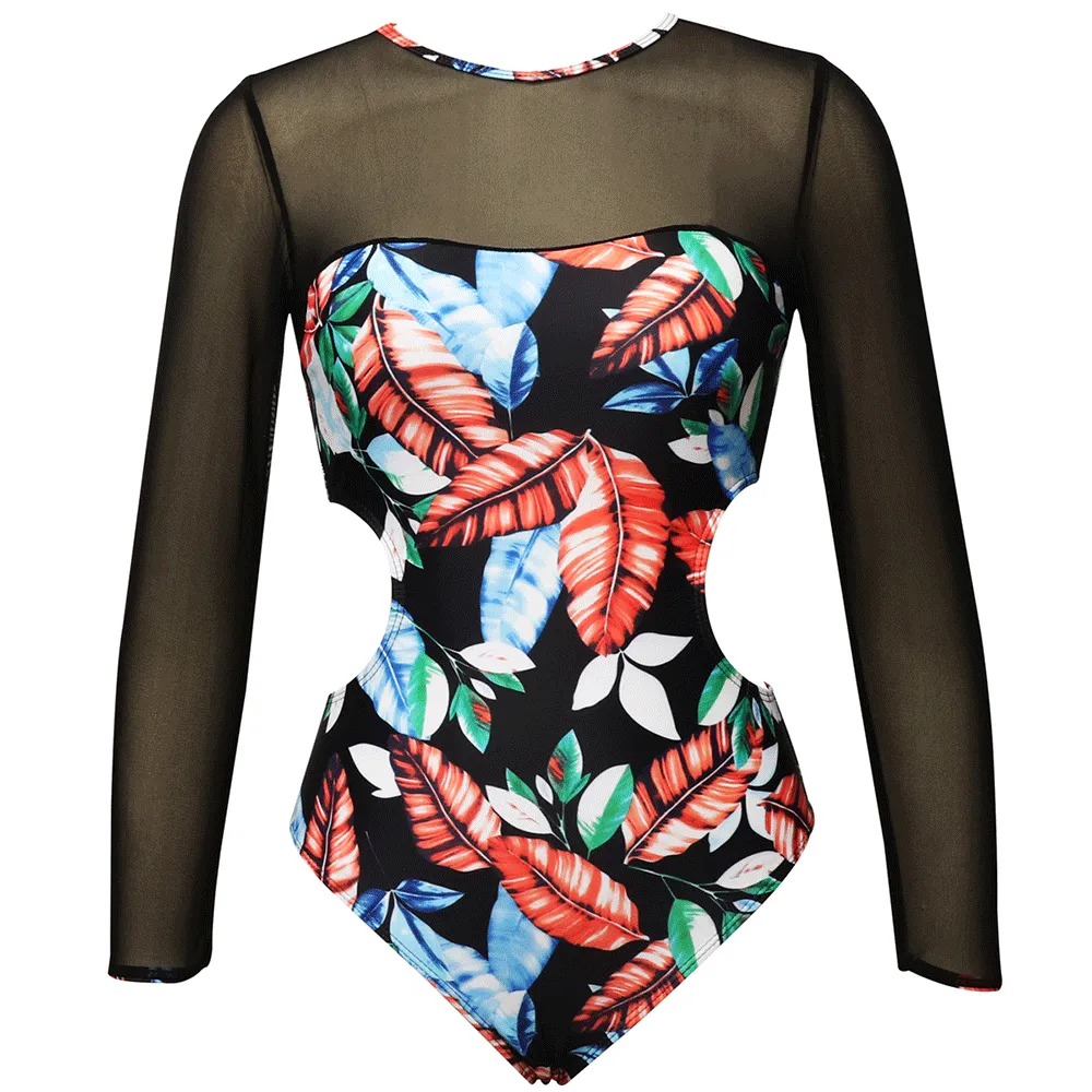 Printed One Piece Swimsuit for Women