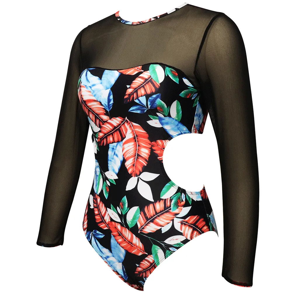 Printed One Piece Swimsuit for Women