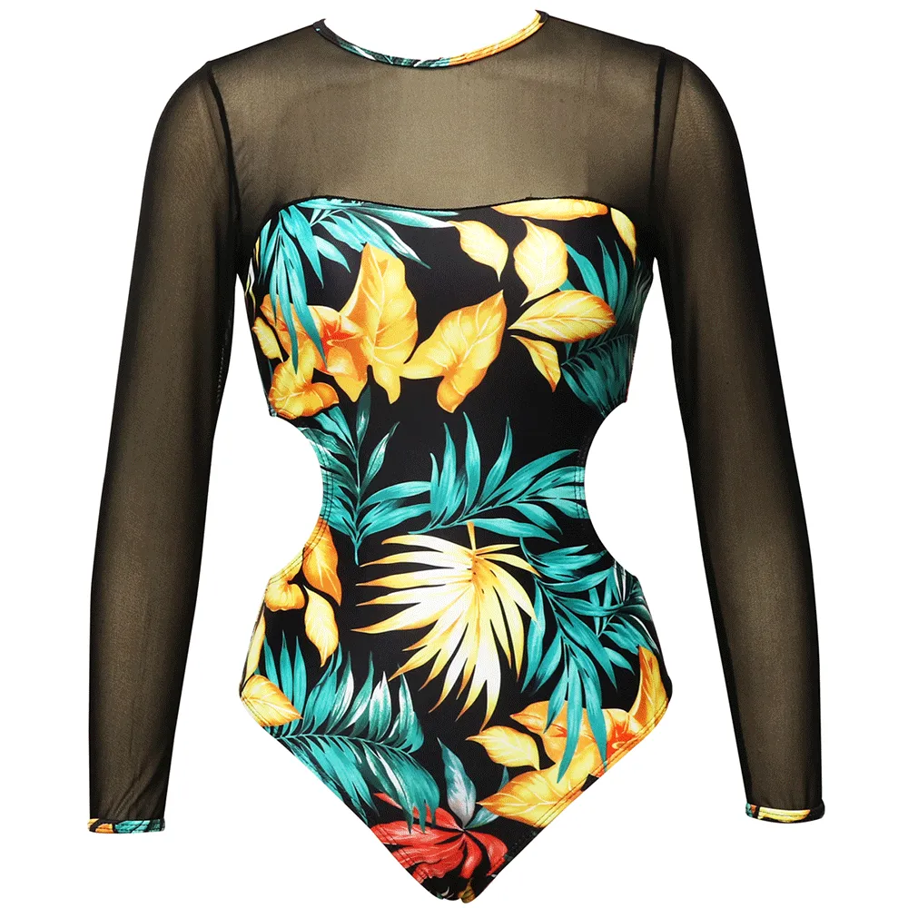 Printed One Piece Swimsuit for Women
