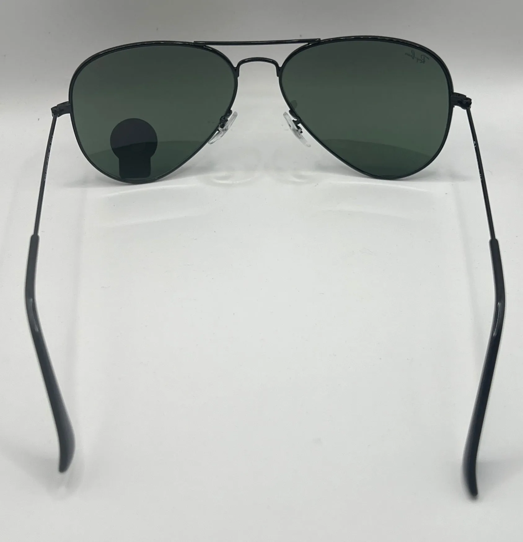 Ray-Ban Aviator RB3025 L2823 3N TRI Sunglasses - Black Frame, Green Classic Lens