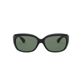 Ray Ban Black Sunglasses with Green Classic Lenses-RB_4101F_601/71_58mm