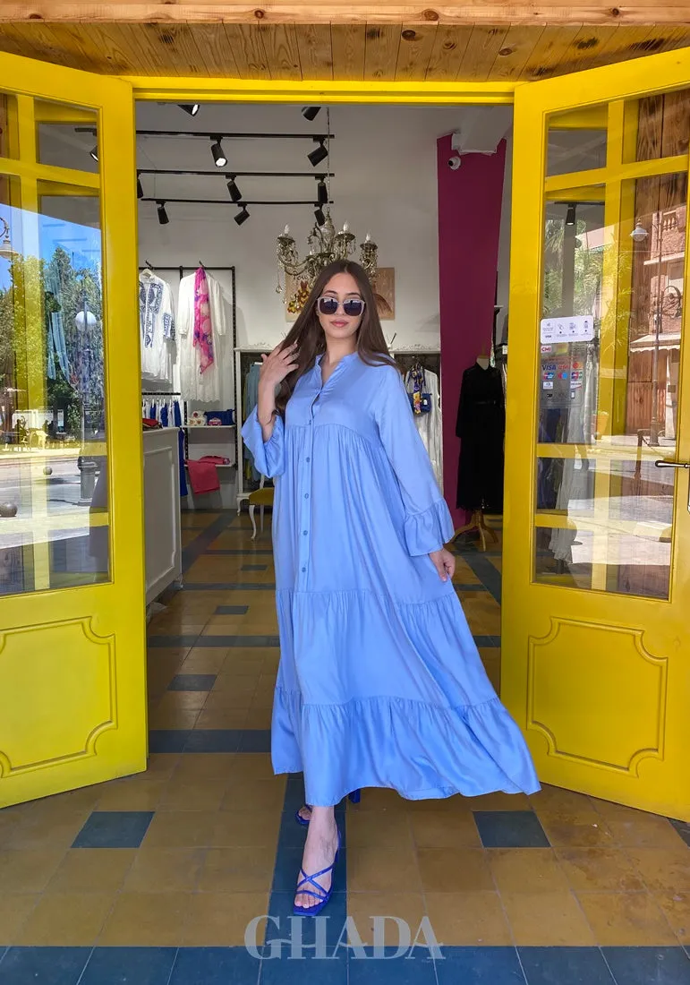 Robe en bleu ciel
