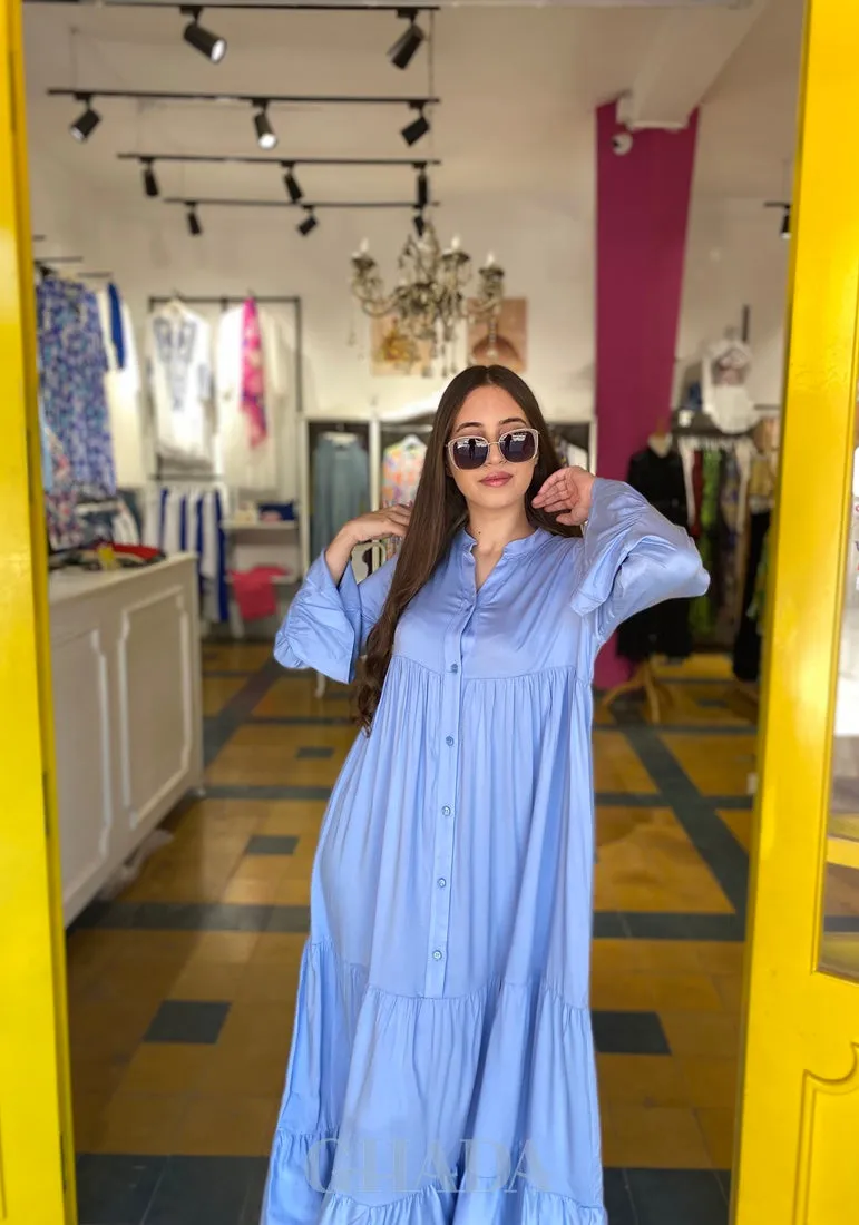 Robe en bleu ciel