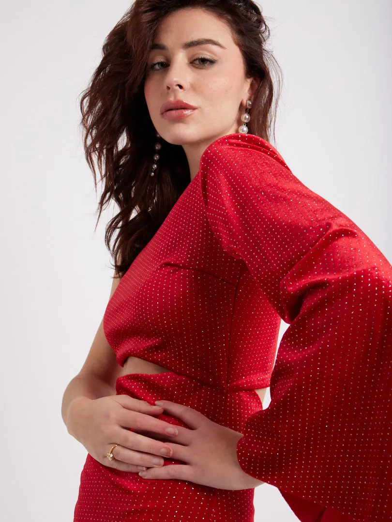 Robe velours et paillettes