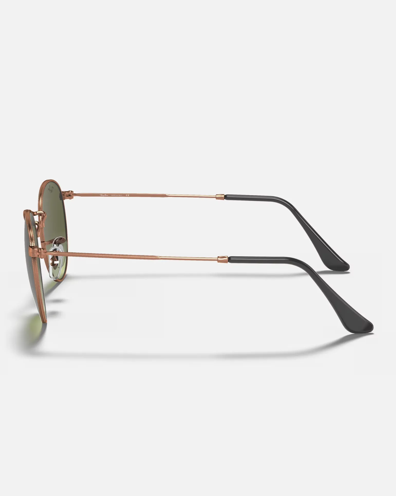 Round Metal Sunglasses in Bronze & Copper