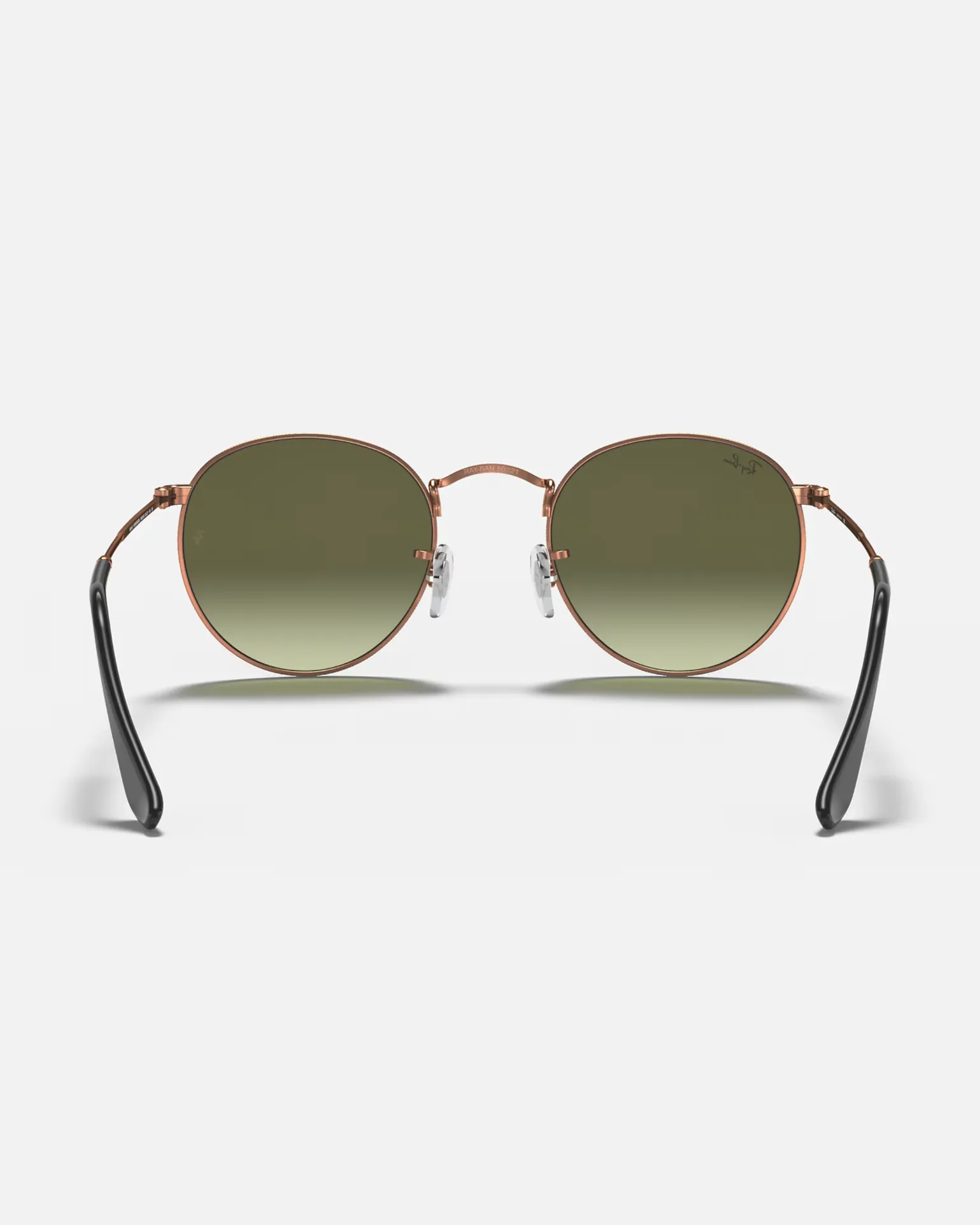 Round Metal Sunglasses in Bronze & Copper