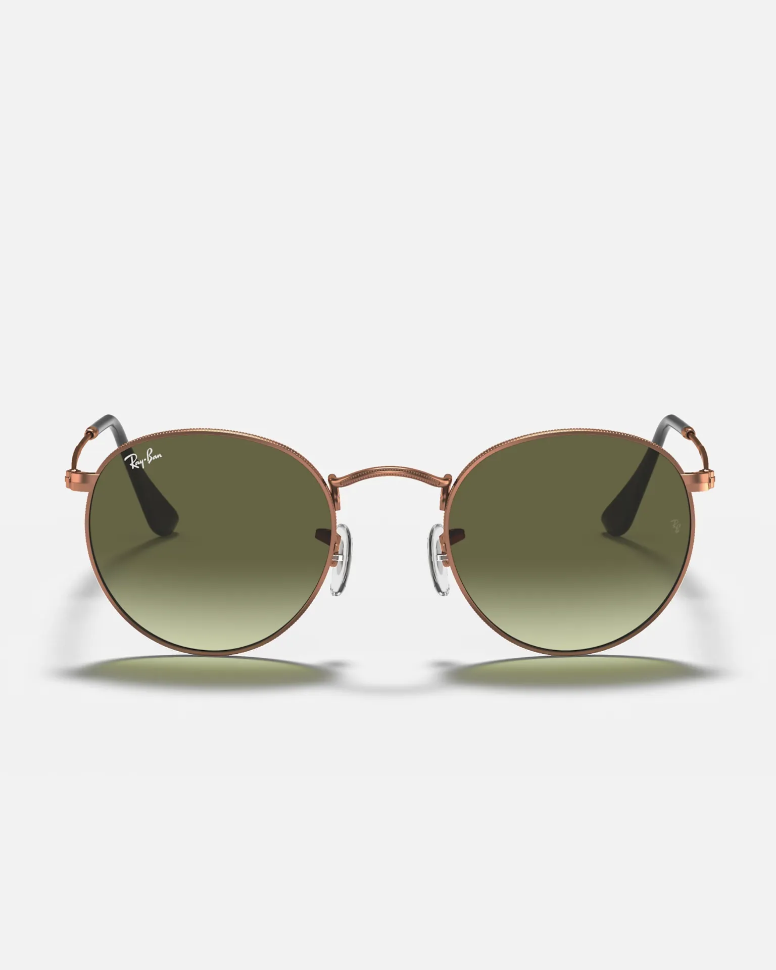 Round Metal Sunglasses in Bronze & Copper
