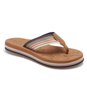 Roxy Colbee Hi Sandal-Olive Night/Barely Pink