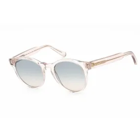 Salvatore Ferragamo Women's Sunglasses - Crystal Nude Plastic Round | SF1068S 260