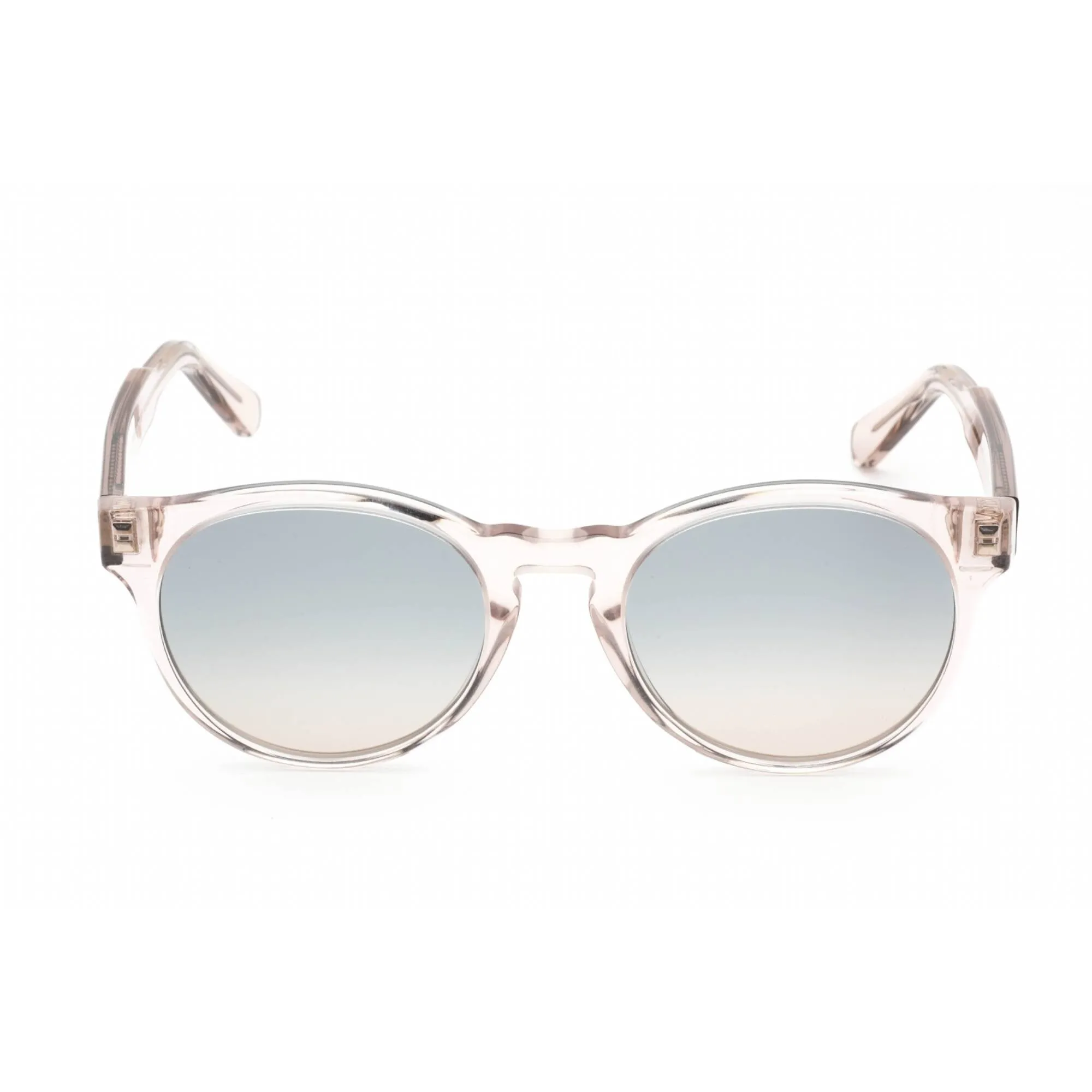 Salvatore Ferragamo Women's Sunglasses - Crystal Nude Plastic Round | SF1068S 260