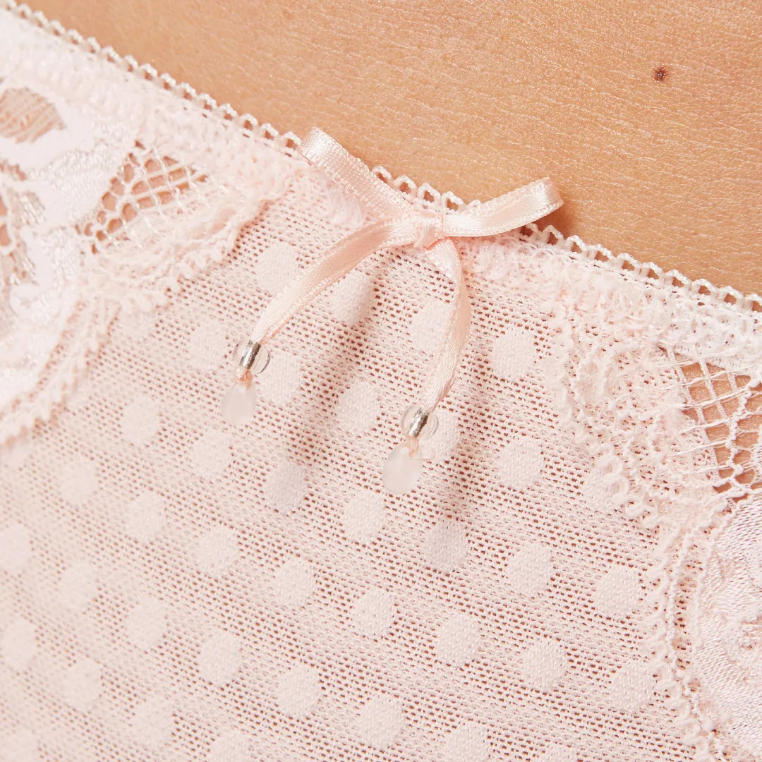 Semi-Sheer Lace Bikini Panty Gorteks Bari