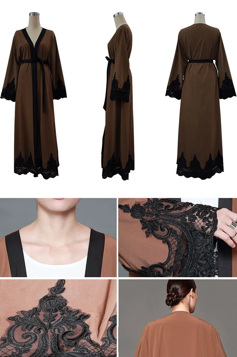 Solara Chic - Dark Brown Robe by The Nevermore