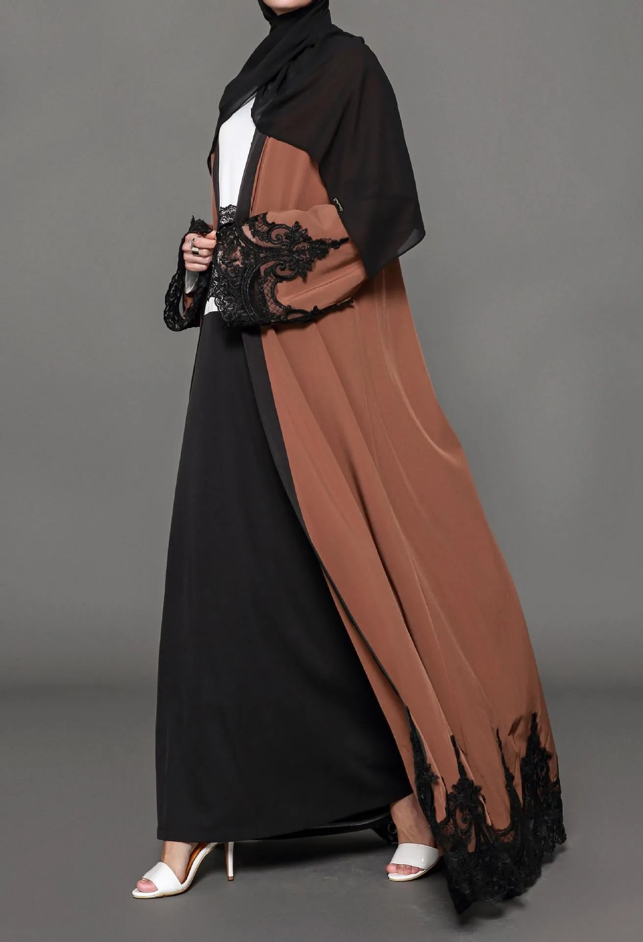 Solara Chic - Dark Brown Robe by The Nevermore
