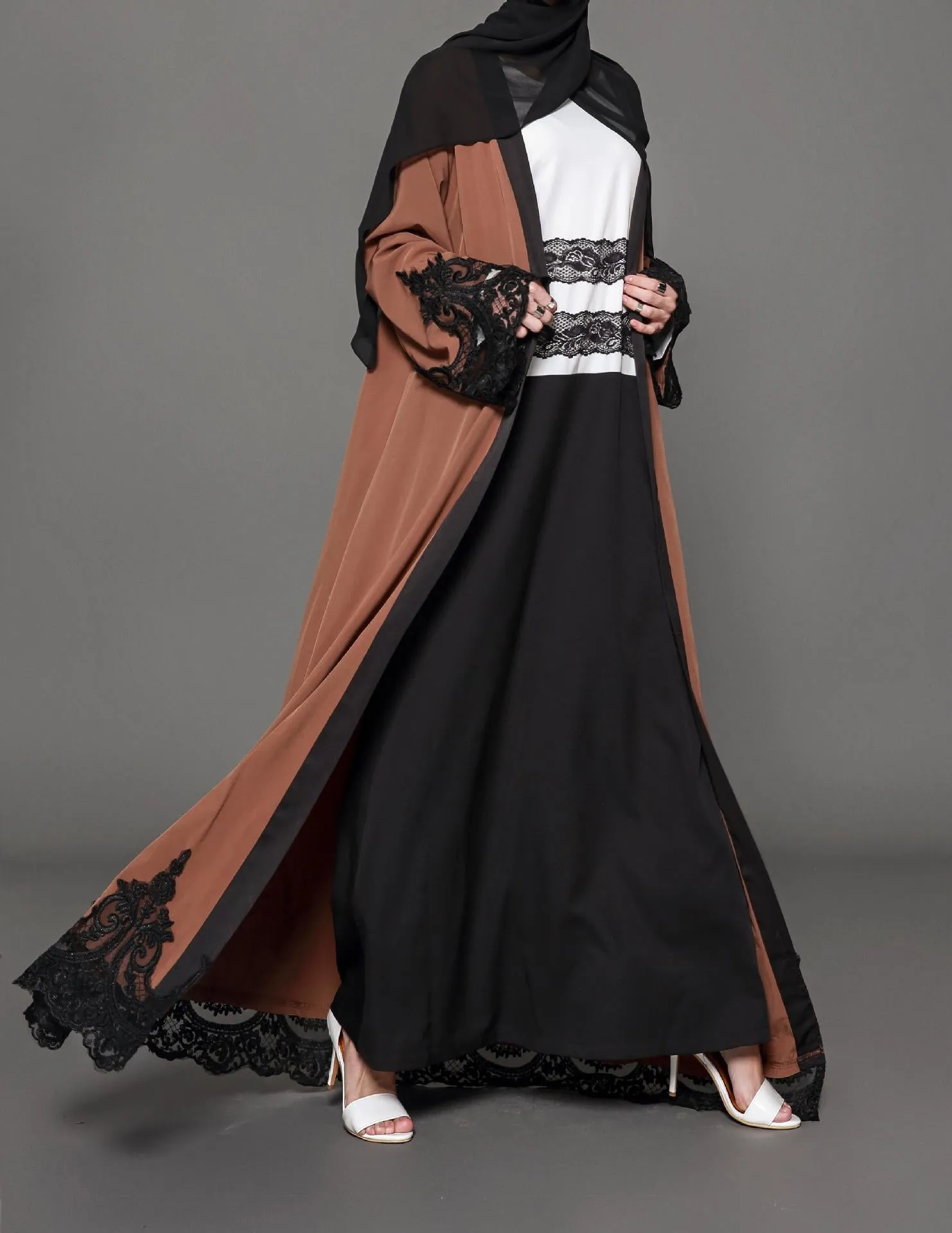 Solara Chic - Dark Brown Robe by The Nevermore