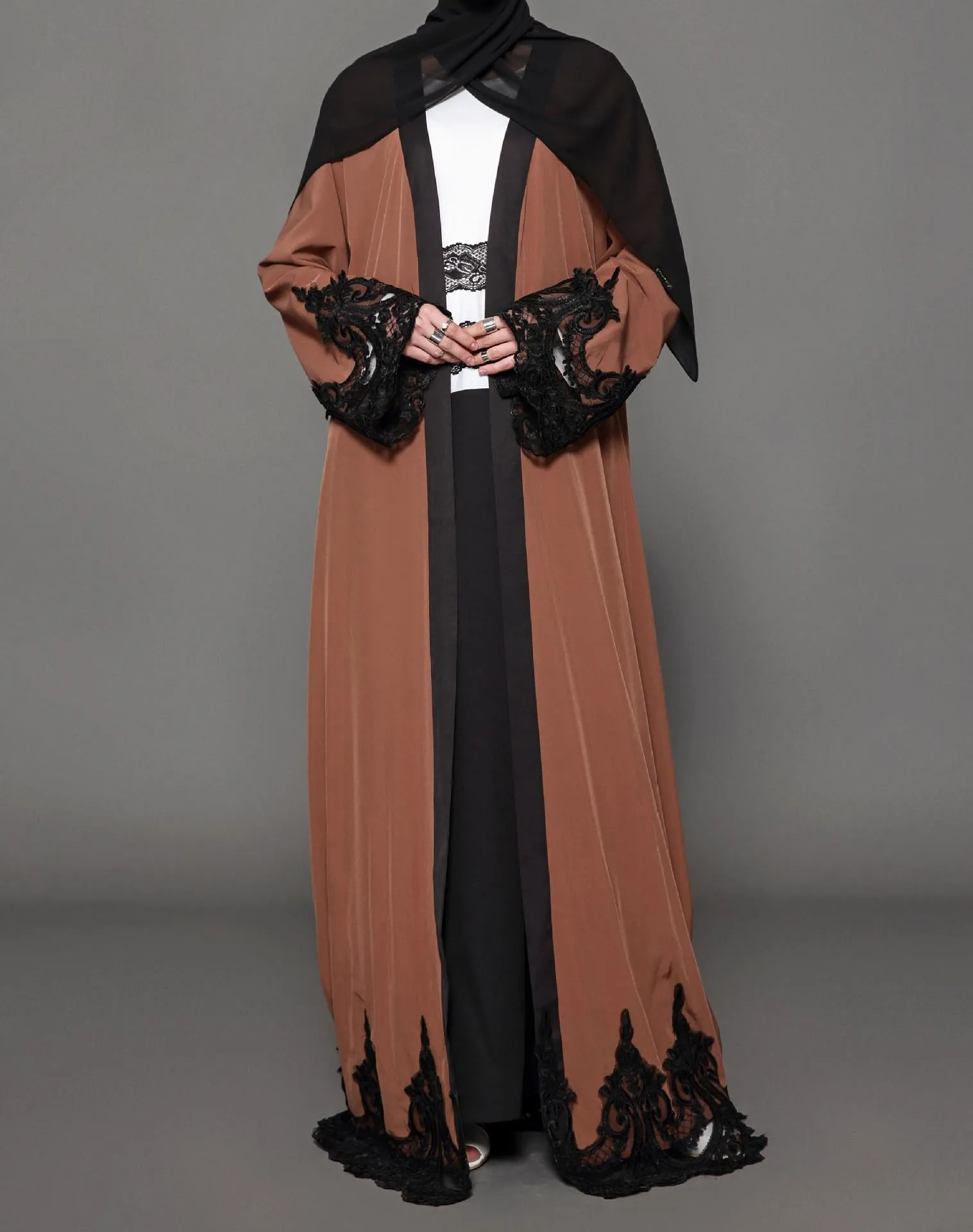 Solara Chic - Dark Brown Robe by The Nevermore