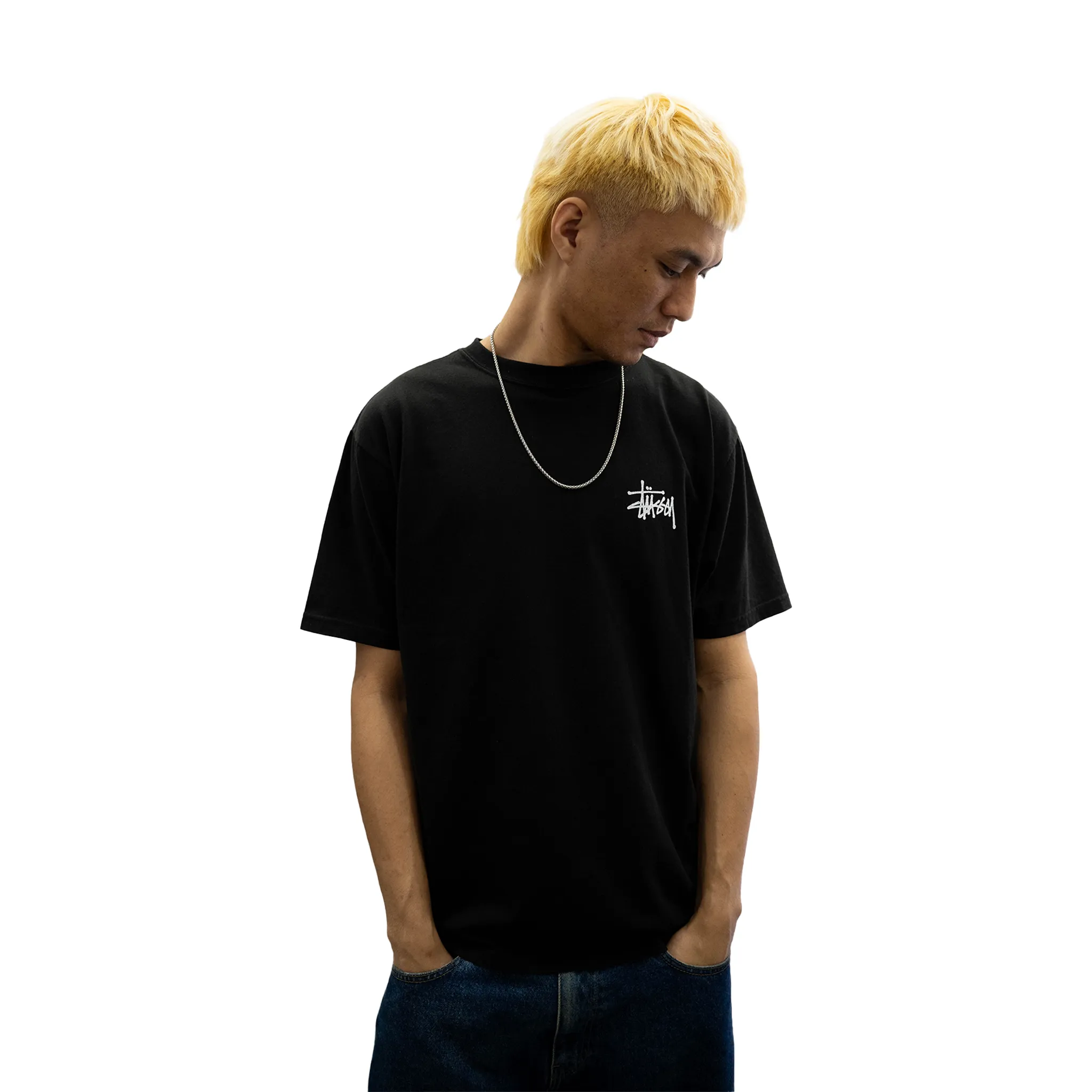 Stussy California Grown Pig. Dyed Tee Black (FW24)