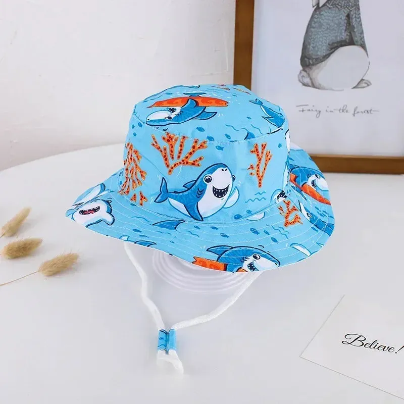 Summer Baby Girls Boys Fisherman Cap Outdoor Children Bucket Hats