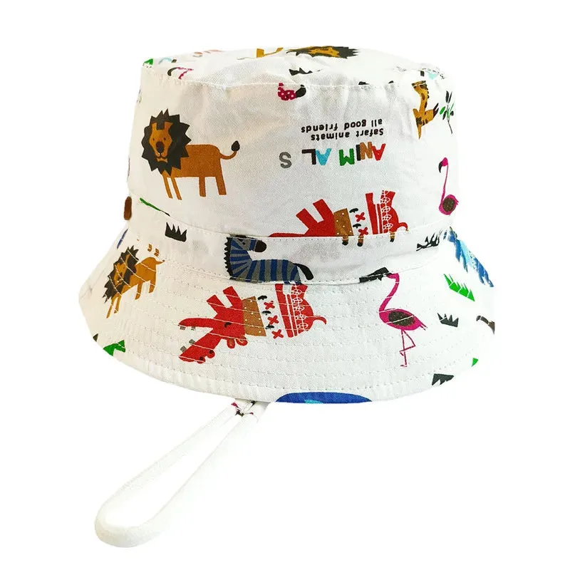Summer Baby Girls Boys Fisherman Cap Outdoor Children Bucket Hats