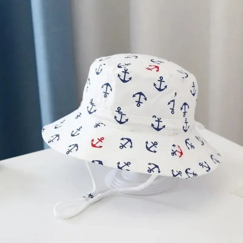 Summer Baby Girls Boys Fisherman Cap Outdoor Children Bucket Hats