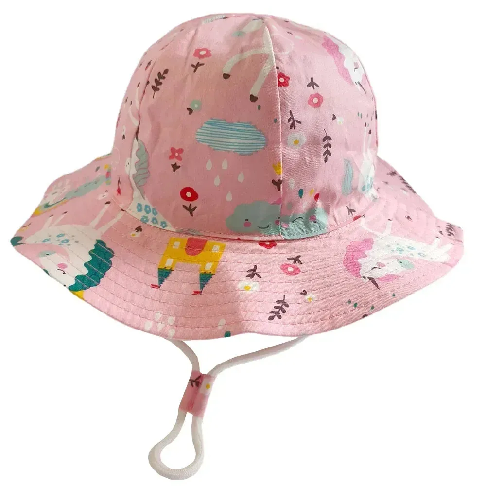 Summer Baby Girls Boys Fisherman Cap Outdoor Children Bucket Hats