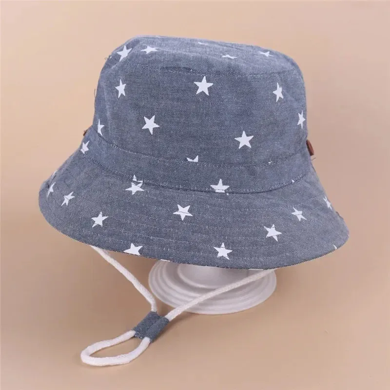 Summer Baby Girls Boys Fisherman Cap Outdoor Children Bucket Hats