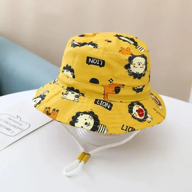 Summer Baby Girls Boys Fisherman Cap Outdoor Children Bucket Hats