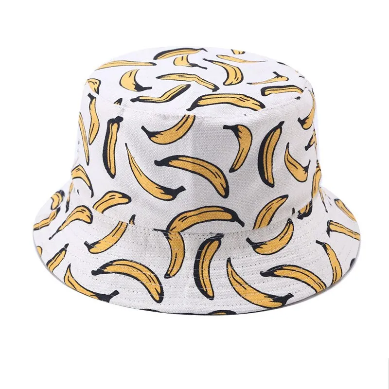 Summer Printed Reversible Bucket Hat Men Outdoor Hip-Hop Fisherman Cap Fashion Street Beach Bob Women Double Side Panama Hat Hot