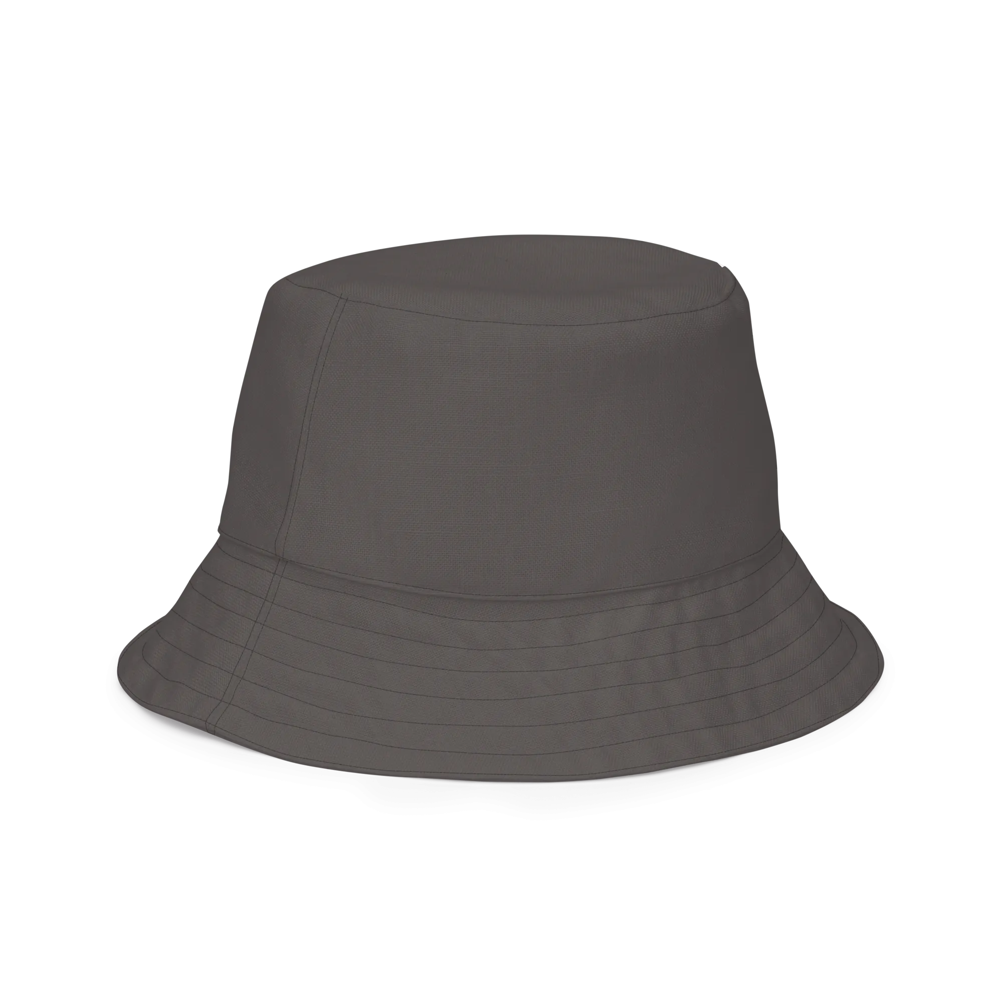 The EARTH LOVE Collection - "Rock Renaissance" Design Premium Reversible Bucket Hat - Dark Gray Inside - Beach Hat, Gifts for Her, Gifts for Him