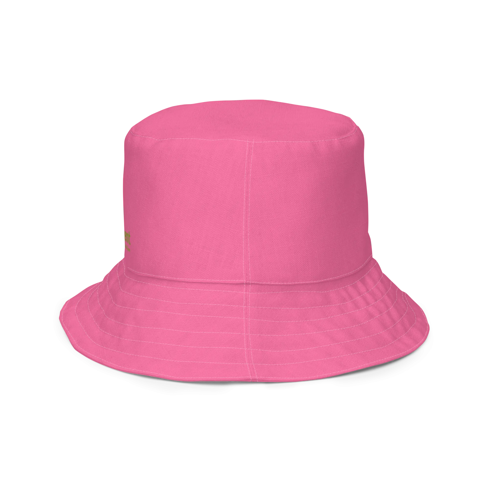 The FLOWER LOVE Collection - "Pretty Pink Poppies" Design Premium Reversible Bucket Hat - Pink Inside - Beach Hat, Gifts for Her