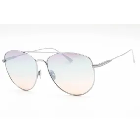 Tom Ford Unisex Sunglasses - Full Rim Shiny Palladium Aviator Frame | FT0784 16Z