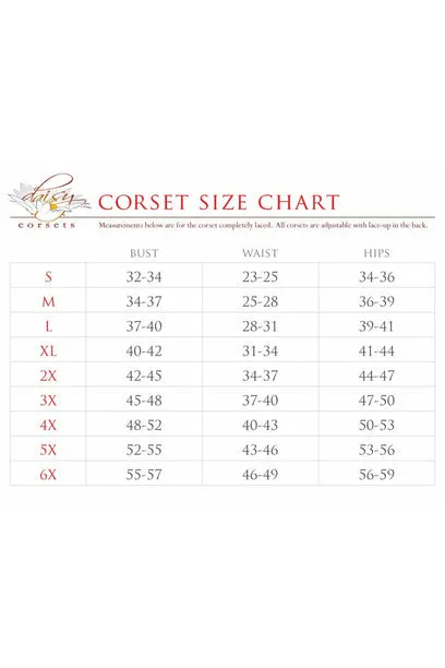 Top Drawer Purple with Black Lace Double Steel Boned Curvy Cut Underbust Corset by Daisy Corsets in Size S, M, L, XL, 2X, 3X, 4X, 5X, or 6X