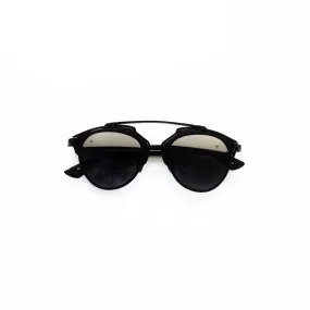 Tuscany Black Clubmaster Sunglasses