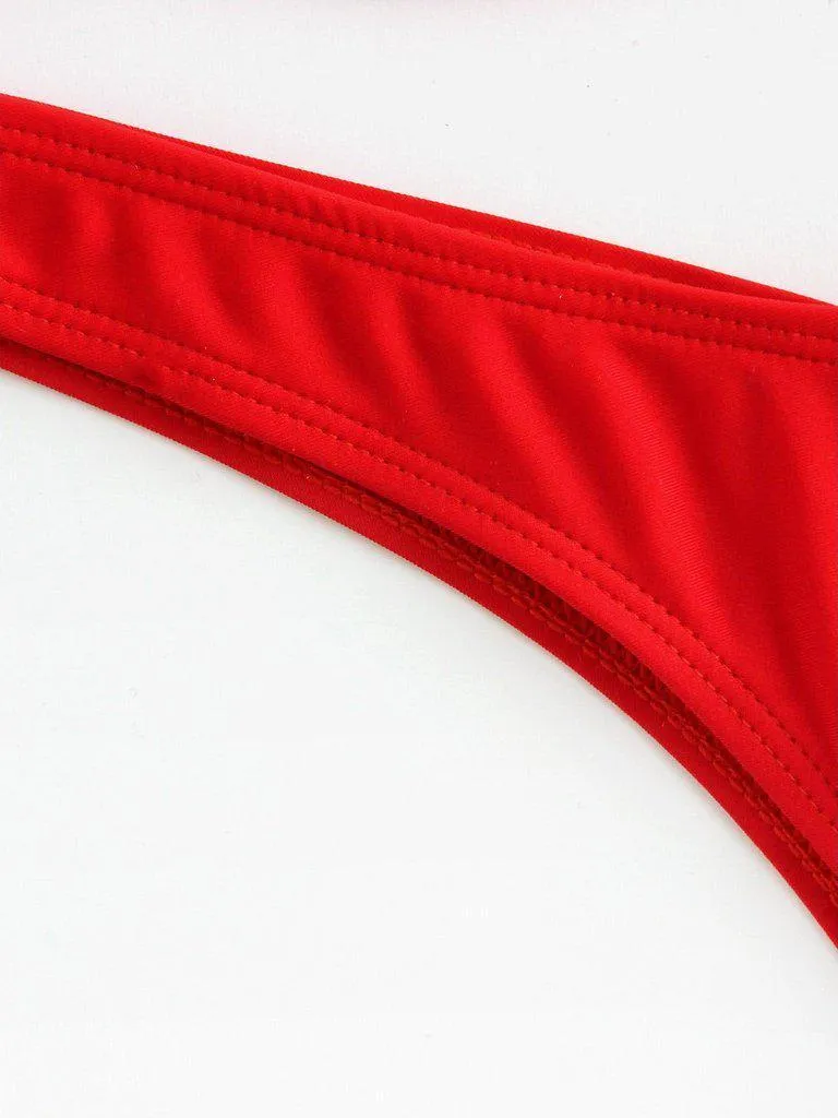 Underwire High Leg Bikini Set