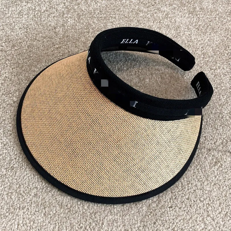 Wholesale Summer Straw Woven Empty Top Hats