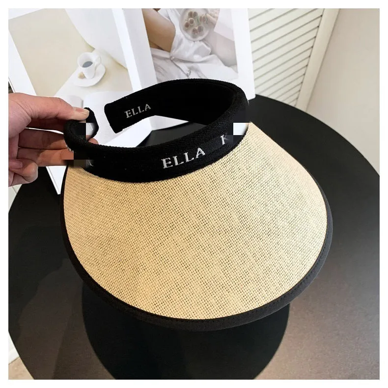 Wholesale Summer Straw Woven Empty Top Hats