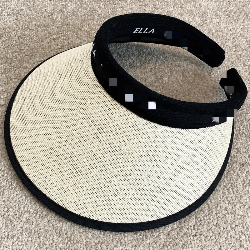 Wholesale Summer Straw Woven Empty Top Hats
