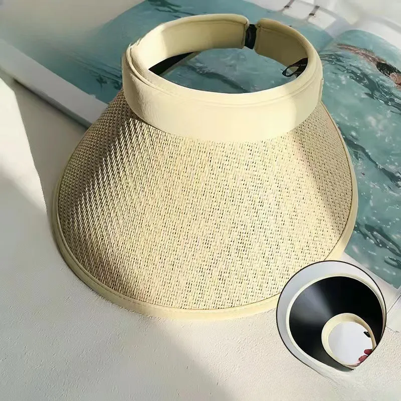 Wholesale Summer Straw Woven Empty Top Hats
