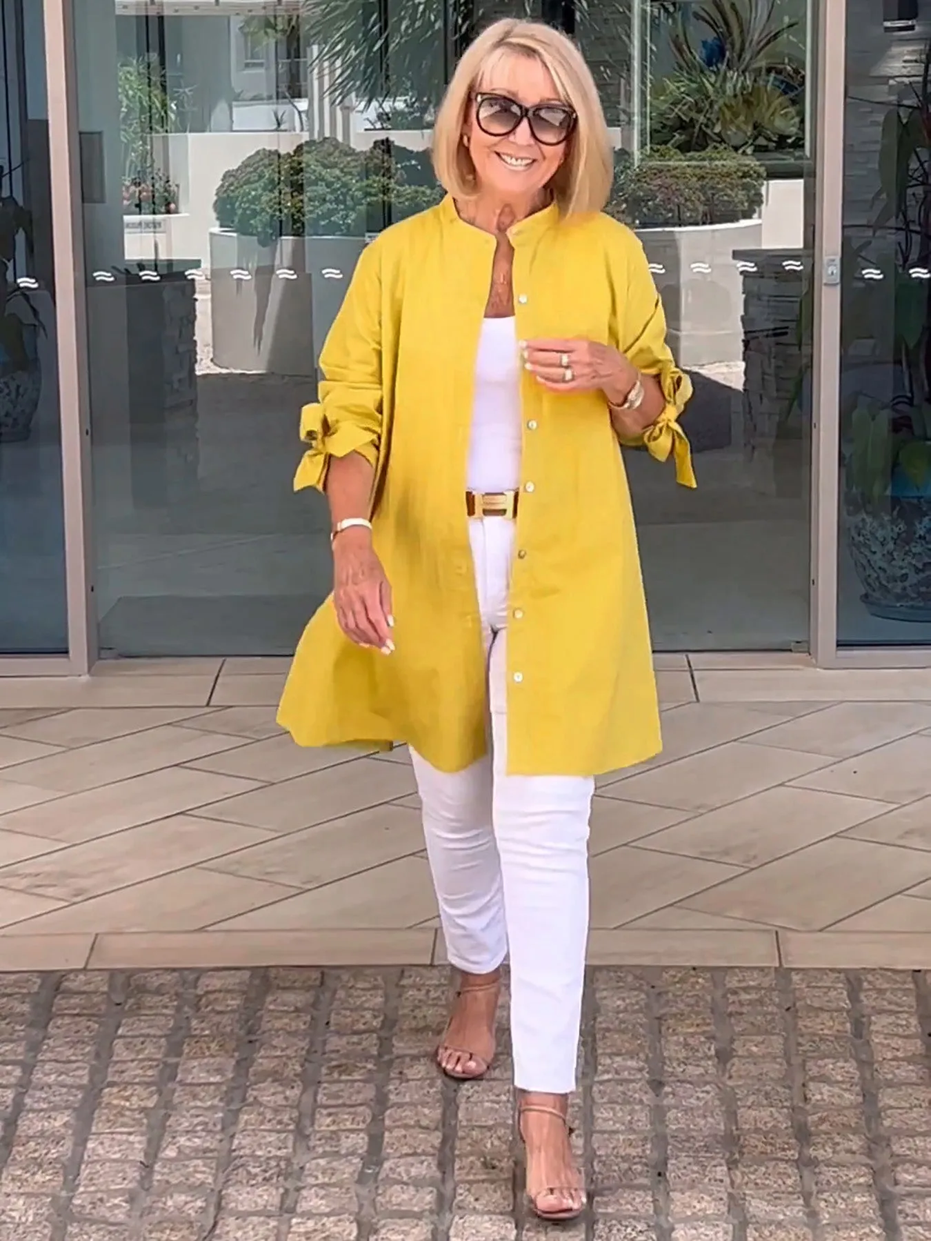 Women's Longline Button-Down Shirt | Elegant & Stylish