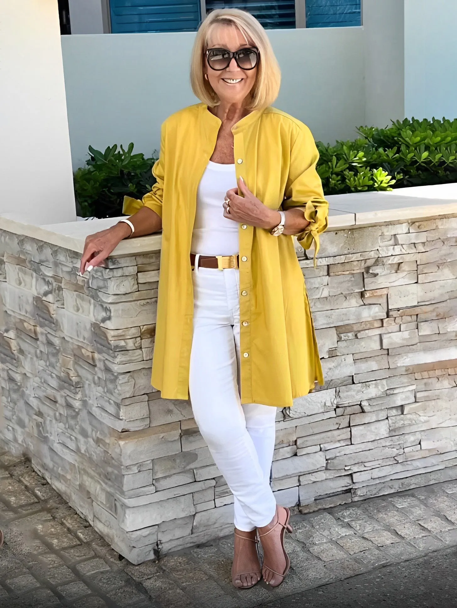 Women's Longline Button-Down Shirt | Elegant & Stylish